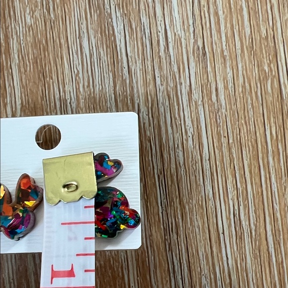 Source Unknown Multicolor Bunny Earrings NWT - Picture 8 of 8